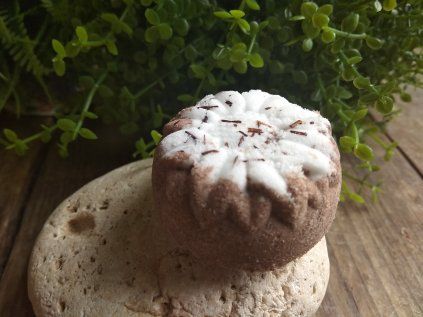 Čokoládová šumivá bombička do koupele 30 g