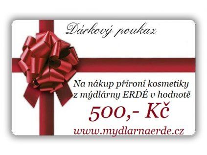 DÁRKOVÝ KUPON 500 KČ